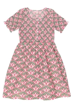 Mini Parker Dress in Floral Fan