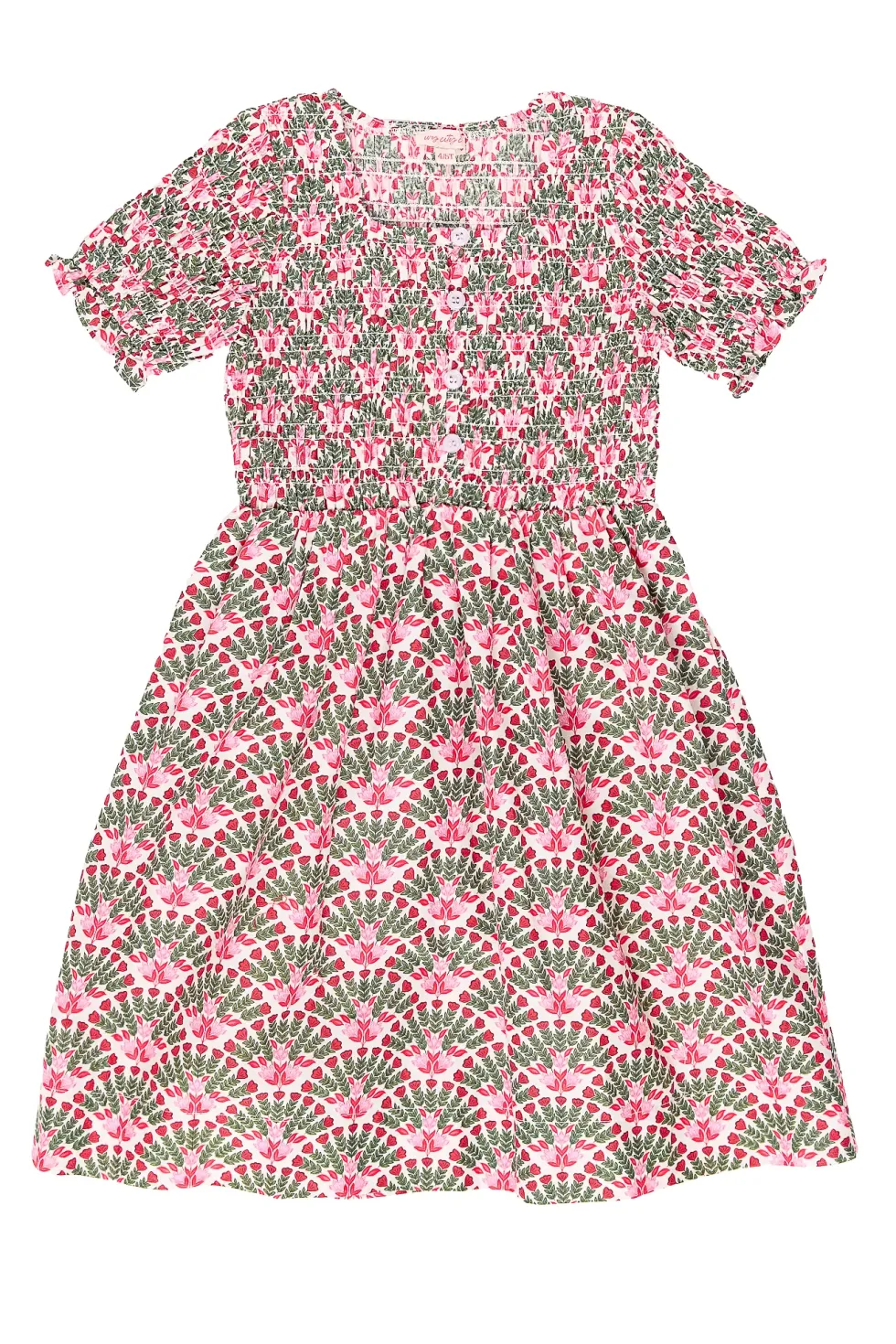 Mini Parker Dress in Floral Fan