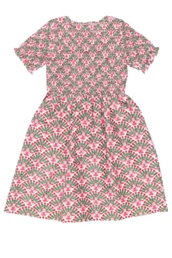 Mini Parker Dress in Floral Fan