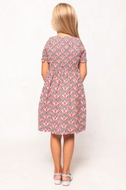 Mini Parker Dress in Floral Fan