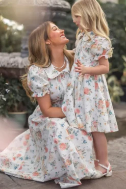 Mini Sophia Dress in Countryside Peony Blossom