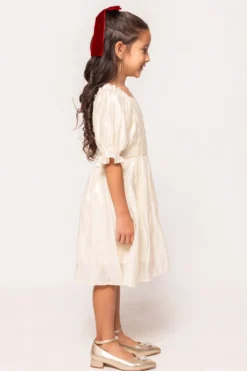 Mini Tindra Dress in Cream Sequin
