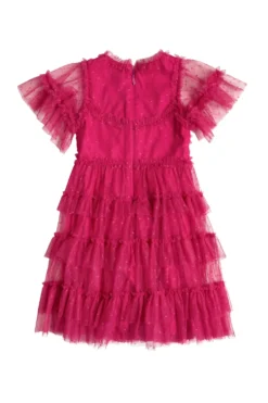 Mini Whimsical Dress in Fuchsia