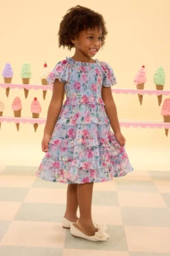Mini Winnie Dress in Peony Blossoms