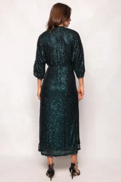 Orion Dress in Green Sequin
