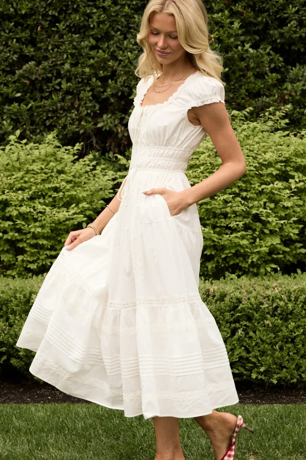Palermo Dress in White