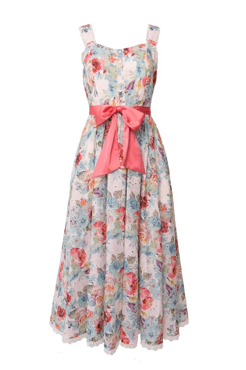 Penny Tank Midi Dress in Multicolor Floral