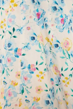 Petal Dress in Blue Bouquet