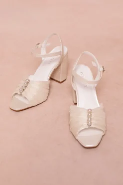 Piper Pearl Heel in Ivory