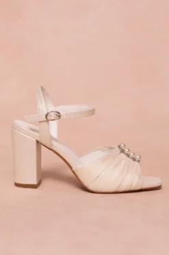 Piper Pearl Heel in Ivory