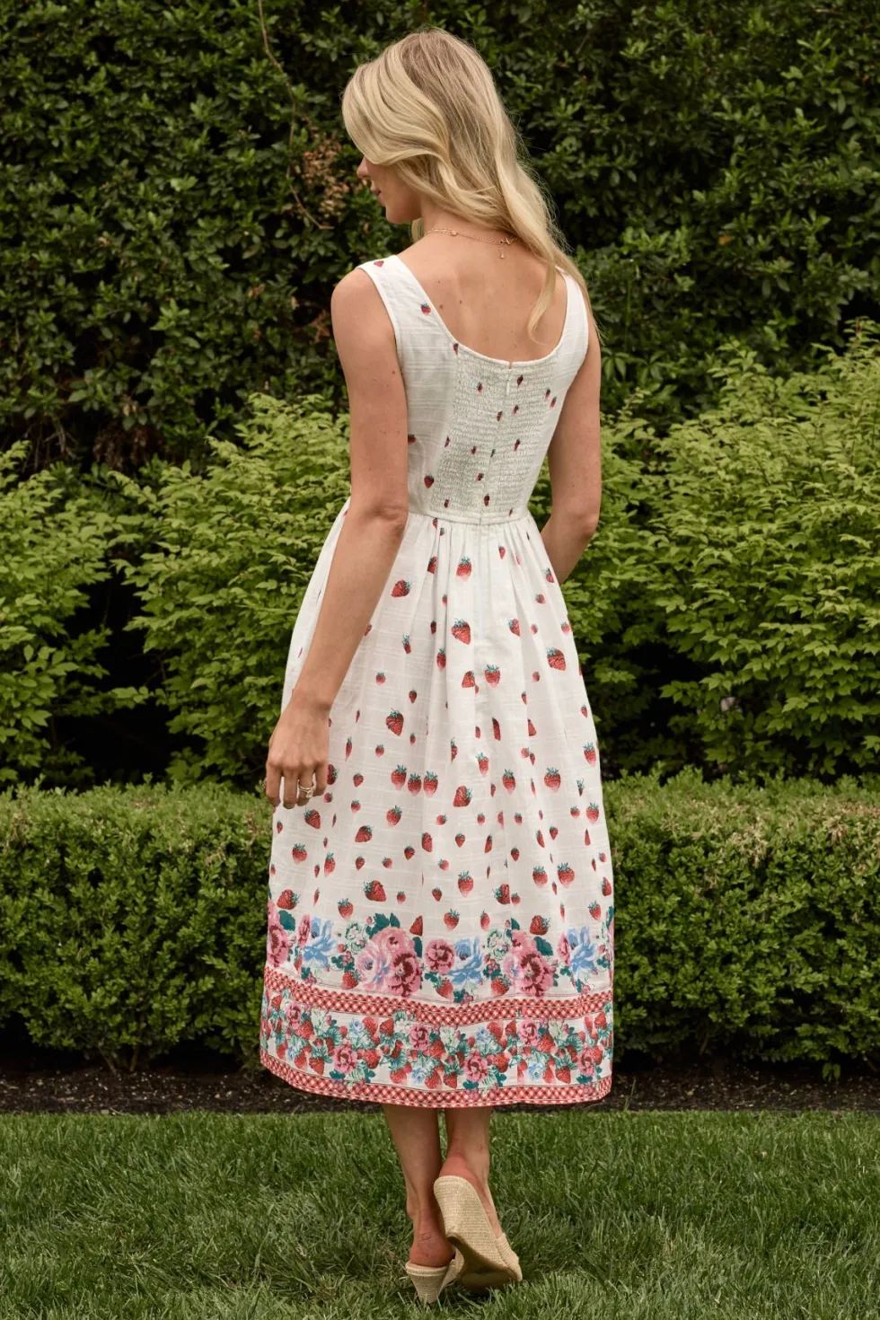 Sadie Dress in Strawberry Vintage Tier