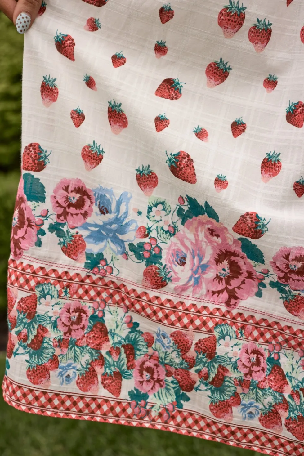 Sadie Dress in Strawberry Vintage Tier