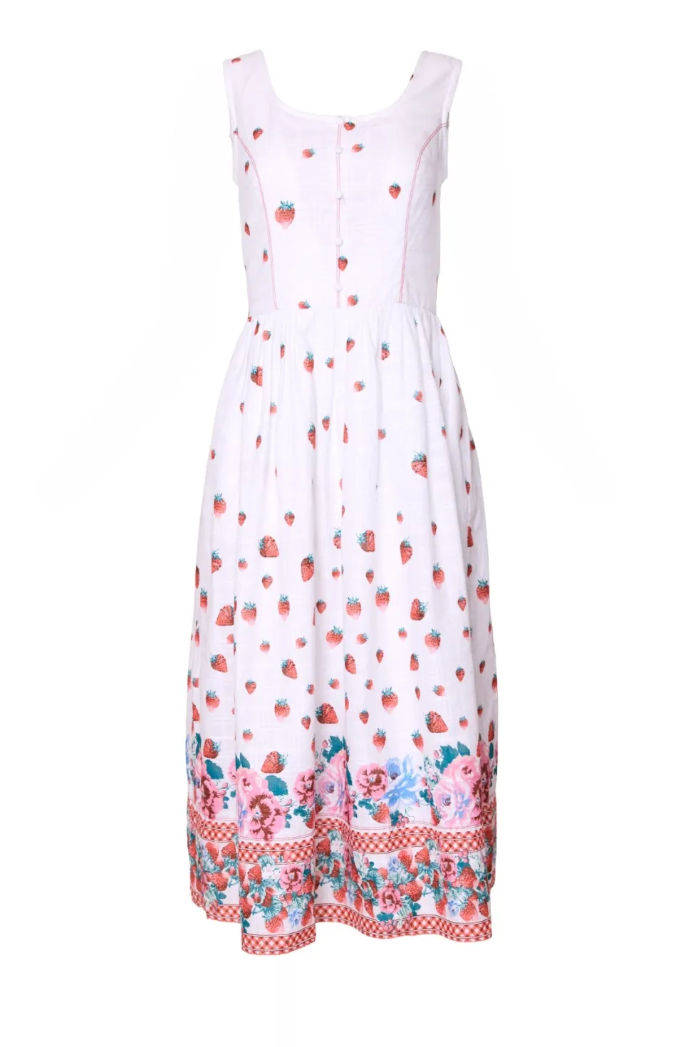 Sadie Dress in Strawberry Vintage Tier
