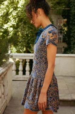 Sterling Dress in Golden Veil