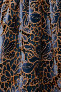 Sterling Dress in Golden Veil