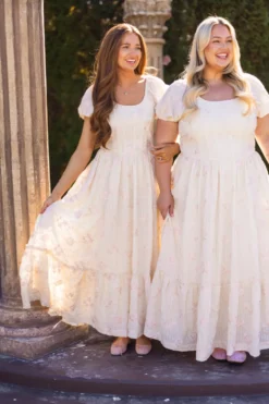 Tara Dress in Gilded Rose Stripe