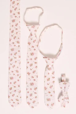 Ties in Madeline Pink Floral