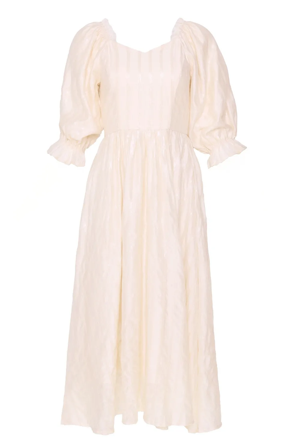 Tindra Dress in Cream Sequin