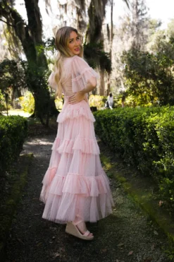 Whimsical Dress in Blush