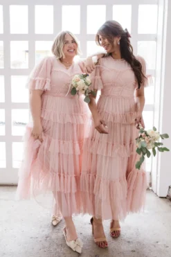 Whimsical Dress in Blush