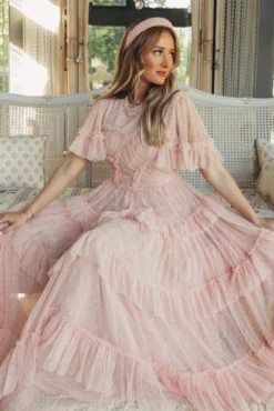 Whimsical Dress in Blush