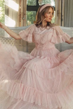 Whimsical Dress in Blush