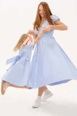 Zella Dress in Sky Blue